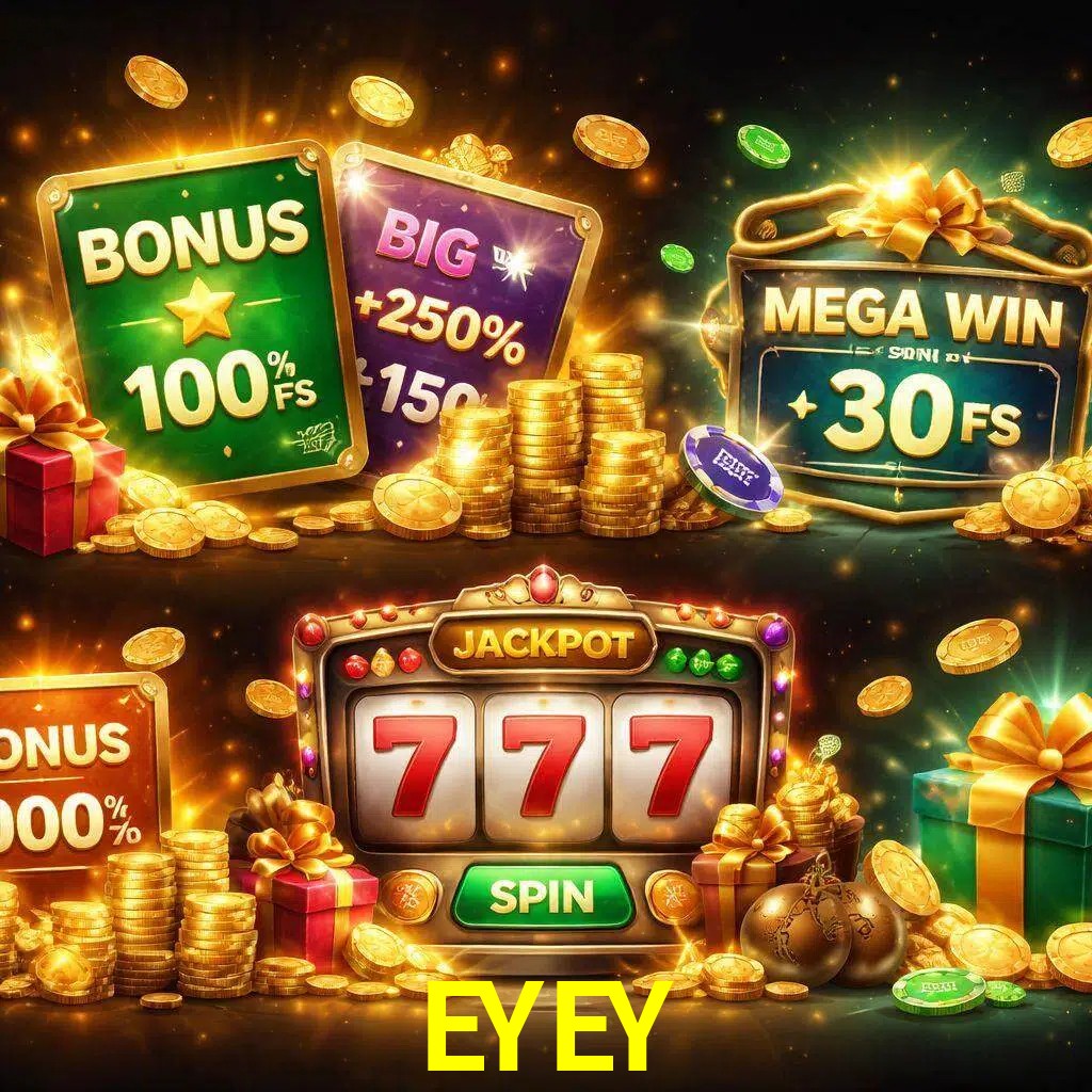 Tipos de bonos EYEY incluyendo recompensas de bienvenida y promociones continuas